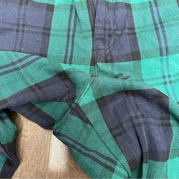 Old Navy Pixie Green/Blue Plaid/Tartan Pants - Picture 5 of 12